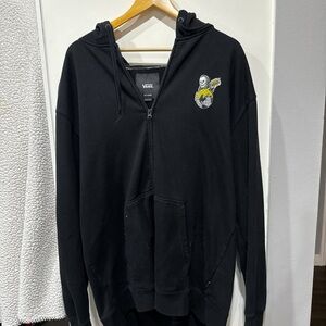 Vans Black Zip-Up Men's Sweater